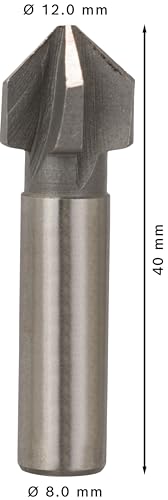 Bosch Accessories Professional Kegelsenker HSS (Ø 12 mm, 5 Schneiden) – Ansicht 3