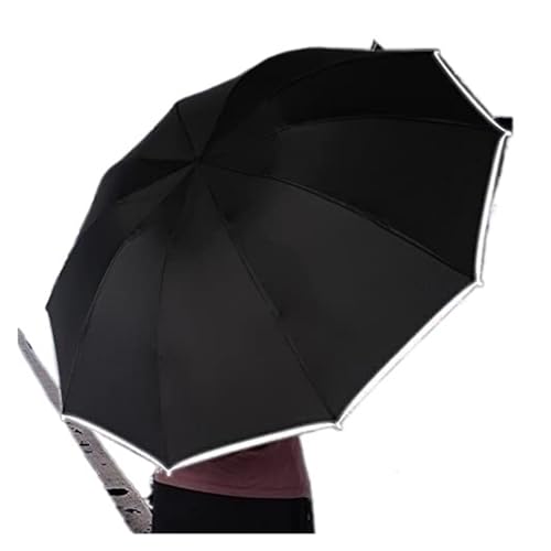 Parapluie d'affaires inversé 10 os structure renforcée et poignée lumineuse