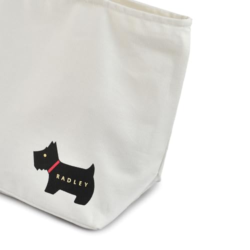 RADLEY London Dna Women's Fabric Small Ziptop Crook, Chalk4