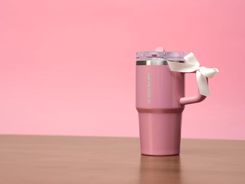 Image of STANLEY Quencher ProTour Flip Straw Tumbler with Leakproof Lid 14 oz| Built-In Straw & Handle | Cupholder Compatible for Travel | Insulated Stainless Steel Cup | BPA-Free | Port Shimmer