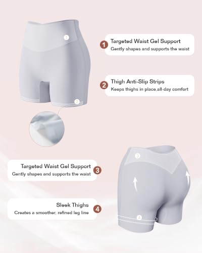 Image of Tummy Control Shapewear Shorts for Women Under Dress Womens Compression Shorts Under Dress Shapewear