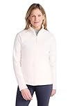 Mountain Warehouse Raso Womens Fleece - Soft Touch Ladies Sweater Top with Full Zip, Microfleece - Best for Spring Summer Daily Use, Outdoors & Travelling Beige Women's Size 10