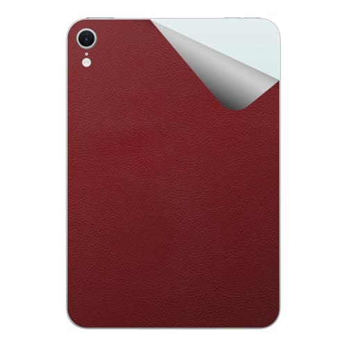 PDA工房 スキンシール iPad mini (A17 Pro・2024年発売モデル 8.3インチ 第7世代) 対応 【レザー調・レッド】