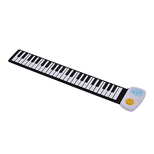 SHUIYUE Portable 49-Key Silicon Clavier électronique Roll-Up Piano Haut-Parleur intégré avec Bande dessinée Autocollant… - Les Beatles, Paul McCartney, John Lennon, RIngo Starr, George Harrison SHUIYUE Portable 49-Key Silicon Clavier électronique Roll-Up Piano Haut-Parleur intégré avec Bande dessinée Autocollant… – Image 3