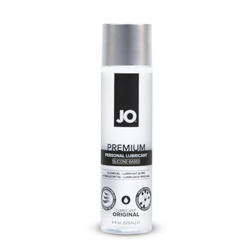 JO Premium Silicone Lube – Long-Lasting Silicone-Based Personal Lubricant for Sex, Intimacy & Anal Play – 4 fl oz