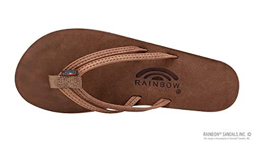Image of Rainbow Sandals Ladies The Sand Piper Luxury Leather - Single Layer Arch w /Double Narrow 1 /3 inch Strap