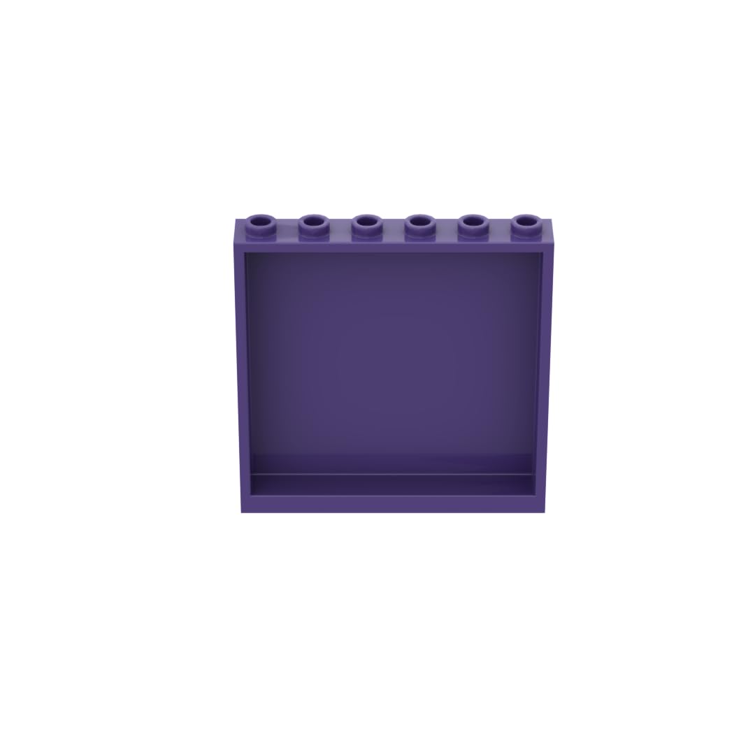 Gobricks 59349 Door Panel 1x6x5 10 Pieces GDS-773 Compatible with Lego Building Blocks Color:Dark Purple268 โ image 1