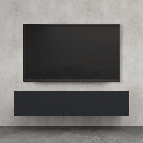 doporro TV Lowboard hängend Fernsehschrank Wohnzimmer | TV-Schrank...