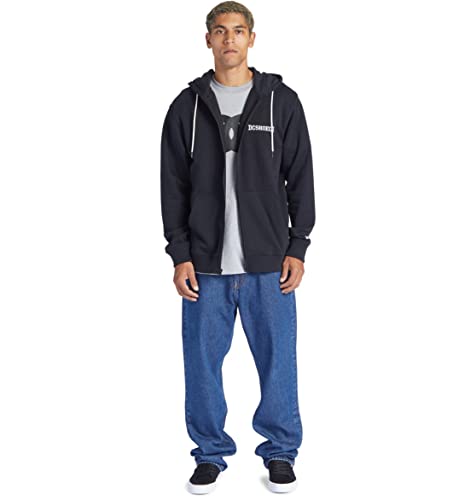 Sweater DC Shoes Baseline ZH avec fermeture zippée et maille durable