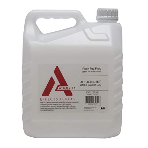 Atmosity AFF Flash Fog Fluid - Fast Dissipating Fog Fluid for Fog Machine