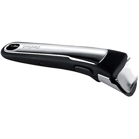 Tefal Ingenio L99380 Abnehmbarer Griff aus Edelstahl/PTFE, Schwarz Cover