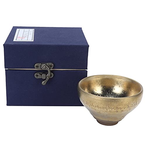 Holigie Artisan Ceramic Tea Set,Handmade Japanese Tea Cup Double layer Ceramic Coffee Cup Zen Tea Ceremony Accessories Suitable for Home Collection Display or Gift Giving