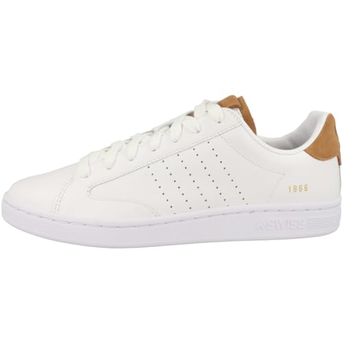 K-Swiss Homme Lozan Klub LTH Sneaker en cuir robuste avec semelle amortissante confortable