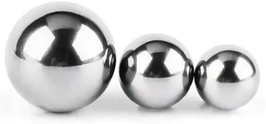 Bearings, 304 Stainless Steel Ball 0.4mm-5mm .5mm .9mm 1mm 2mm 2.381mm 3mm 4mm Grade 25-100 High Precision Solid Bearing Balls(100pcs,. G50),High Load Carrying Capacity(4.5mm G100,100pcs)