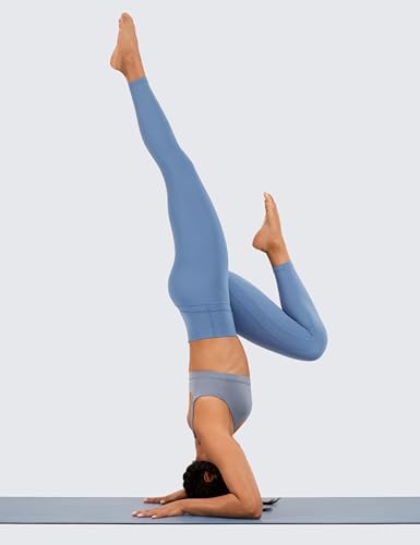 Image of CRZ YOGA Naked Feeling Leggings 25'' | Sleek, Decent Compression, Yoga, Hidden Waistband Pocket, for Women