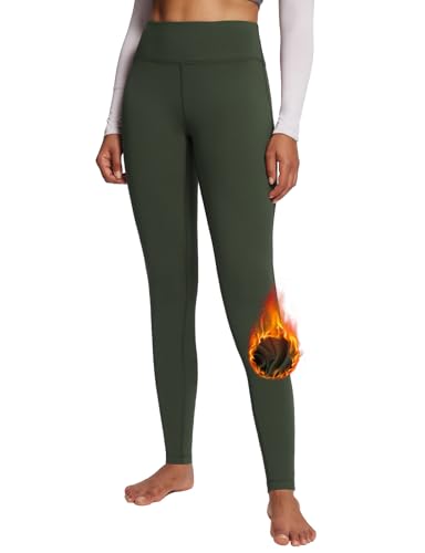 BALEAF Leggings for Women Fleece Lined Thermal Warm Winter Tights...