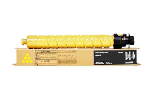 Cartuchos de tóner compatibles para Ricoh MP C4503 C4504 C5503 C5504 C6003 – Reemplazo para 841849 841850 841851 841852 – Botella de residuos 416890 – Alta Capacidad