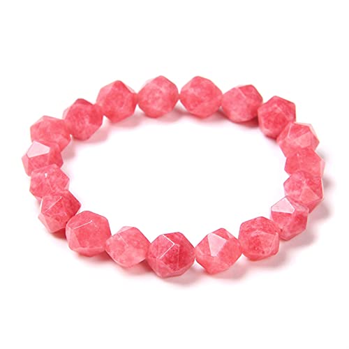 Bracelet amazonite à facettes coupées haut de gamme en perles naturelles
