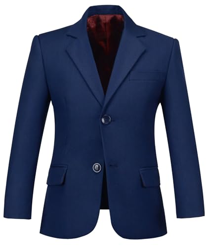 Navy Blue Toddler Suit Jacket Kids Wedding Blazer for Toddler Size 6