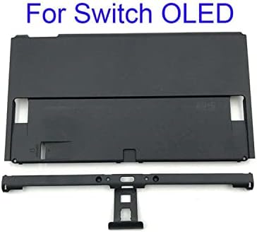 Console Bottom Backplate Housing Shell Repair Kit with Card Slot Cover Fit for NTD Switch OLED Gane Console Maintenance — view 7