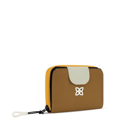 Image of Sherpani Barcelona, Nylon Bifold Zipper Pocket Wallet for Women, Travel Bag, RFID Protection