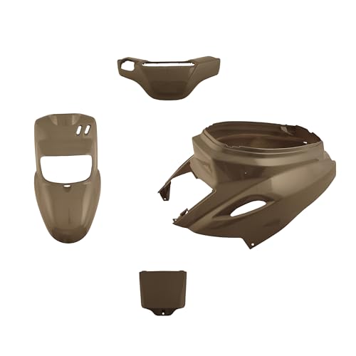 SET COMPLETO: Comprende carene in plastica per una copertura completa e precisa del MBK Booster e Yamaha BW's Original, compatibile con i modelli dal 2004 al 2017.