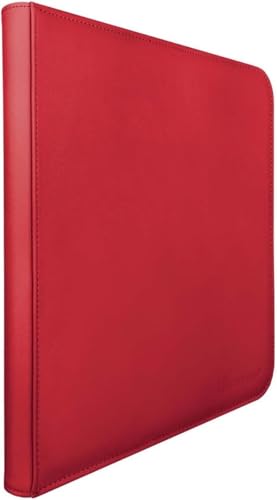 Image of Ultra Pro E-15743 Ultra Pro-12 Pocket Zippered Pro Binder-Red, M