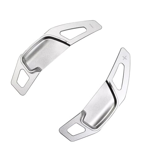 Compatible With For RAV4 2013 2014 2015 2016 2017 For Camry For Mark X 追加ステアリングホイールパドルシフターエクステンション シフトパドルエクステンション(Silver)