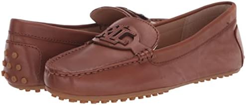 Lauren Ralph Lauren Brynn Driver Loafer Deep Saddle Tan 8.5 B (M) | Image 6