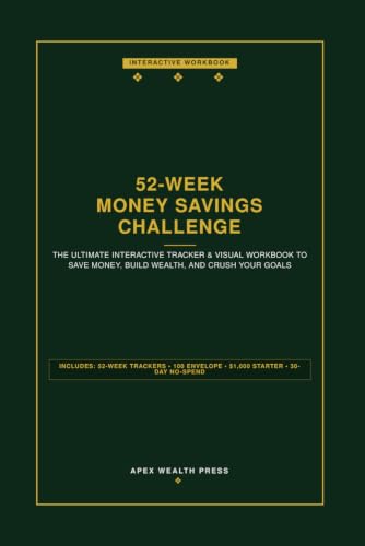 52-Week Money Savings Challenge: The Ultimate Interactive Tracker & Visual Workbook to Save Money, Build Wealth, and Crush Your Financial Goals image 2