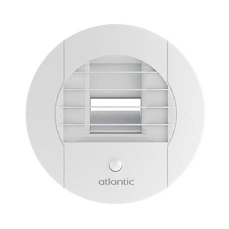 Bouche d'extraction BAW PP 125L hygroréglable - A pile et détection de présence - 5 à 30M3 - WC isolé