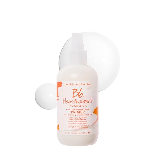 Bumble and bumble. Hairdressers Invisible Oil Heat/UV Protection Leave-In Conditioner Hair Primer | Hydrating Anti Frizz Color Safe | Straight Coily | With Argan Oil + Coconut Oil 250 ml