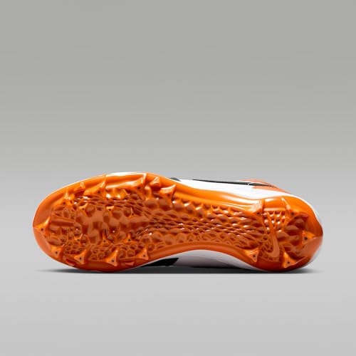 Jordan 1 Mid TD Men's Football Cleat (Starfish/White/Black)2