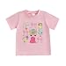 Toddler Girl Back to School Outfit Kindergarten Pre K First Grade Short Sleeve T-Shirt Top First Day of School Clothes (Pink, 6-7 Years)