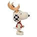 Enesco Jim Shore Peanuts Snoopy Reindeer Miniature Figurine, 3.82 Inch, Multicolor