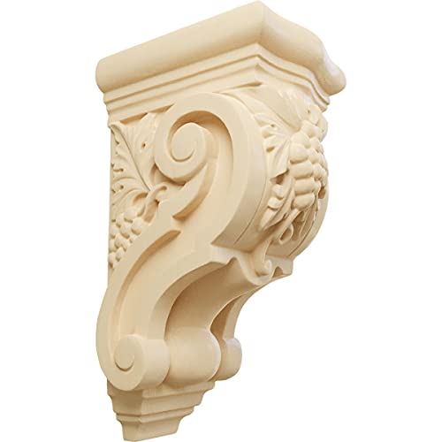 One-Day Sale: Up to 60% Off Ekena Millwork COR03X04X07GRMA-CASE-6 Small Grape Bunches Wood Corbels, 3 1/2W x 4 3/8D x 7 7/8H, Maple Tech Deals 🔥 Ekena Millwork COR03X04X07GRMA-CASE-6 Small Grape Bunches Wood Corbels, 3 1/2W x 4 3/8D x 7 7/8H, Maple