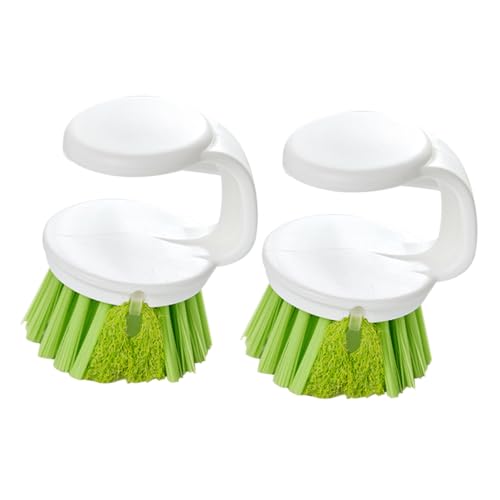 Ciieeo 2pcs Kitchen Dish Brush Scrub Brush Hanging Handle for Dish Washing and Sink Cleaning Kitchen Cleaning Tools