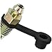 GARVALON 2pcs Motorcycle Brake Bleeder Screws Car Brake Bleeder Caps Performance Enhancer