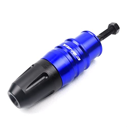 Curseurs d'échappement pour Yamaha YZF-R3 2015-2021 bleu protection crash moto