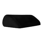 Amazon Basics Foam Foot Rest for Under Desk, Supportive Stool for Home and Office with Washable Cover, 5.1 x 10.2 x 17.3 in, Black - Image 3