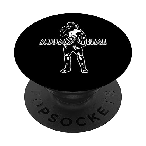 Muay Thai Fighter Sparring Arti Marziali MMA Club Lotta Allenatore PopSockets PopGrip Intercambiabile