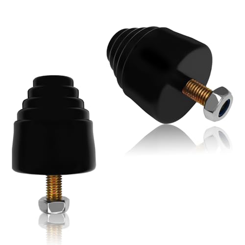 KUQUTIDY 2 PCS Suspension Bump Stopper Rubber Rear Suspension Shock Bump Stop Block with Screw Kit Universal Shock Absorbers Bump Stops Replacement for Cars Trucks and Off-road Vehicles