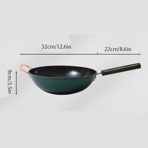 Wok antiadherente con tapa 12.6 pulgadas miniatura 6