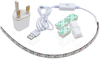 Sewing Machine LED Light Strip, Flexible LED Strip Lights Bar,6.6ft Cord with Touch Dimmer and USB Power Supply, 5pcs Adhesive Clips- Fits All Sewing Machines (11.8 in)