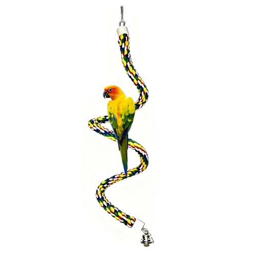 Image of Bird Rope Perch & Birds Swing Set, 40'' /60'' /79''