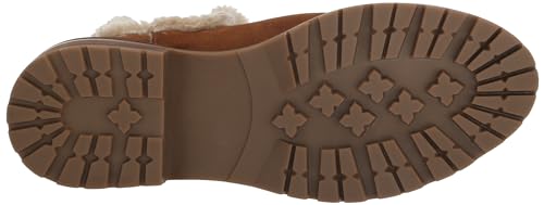 Steve Madden Women's Leopold Chelsea Boot, Camel Suede Fur, 7.5