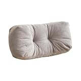 Generic Waist Support Pillow Multipurpose Breathable Removable Cover Portable Office Chair Cushion for Bed Travel School Long Sitting