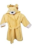 Albornoz infantil con capucha y bolsillos de tela de algodón suave, ideal para después del baño, para casa o en la piscina