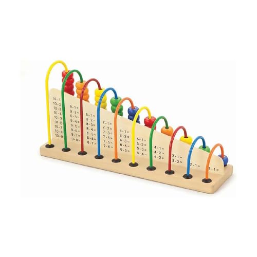 Calcul et mathématiques Viga Toys 50022 : abaque en bois pour apprendre à compter