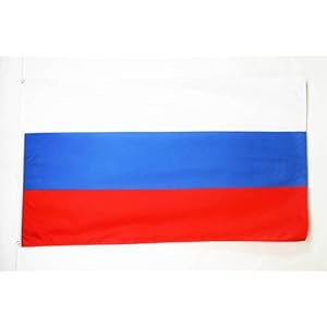 Rusland Vlag 90×60 cm – Russische vlaggen 90 x 60 cm – Banner 2×3 ft licht polyester – AZ FLAG